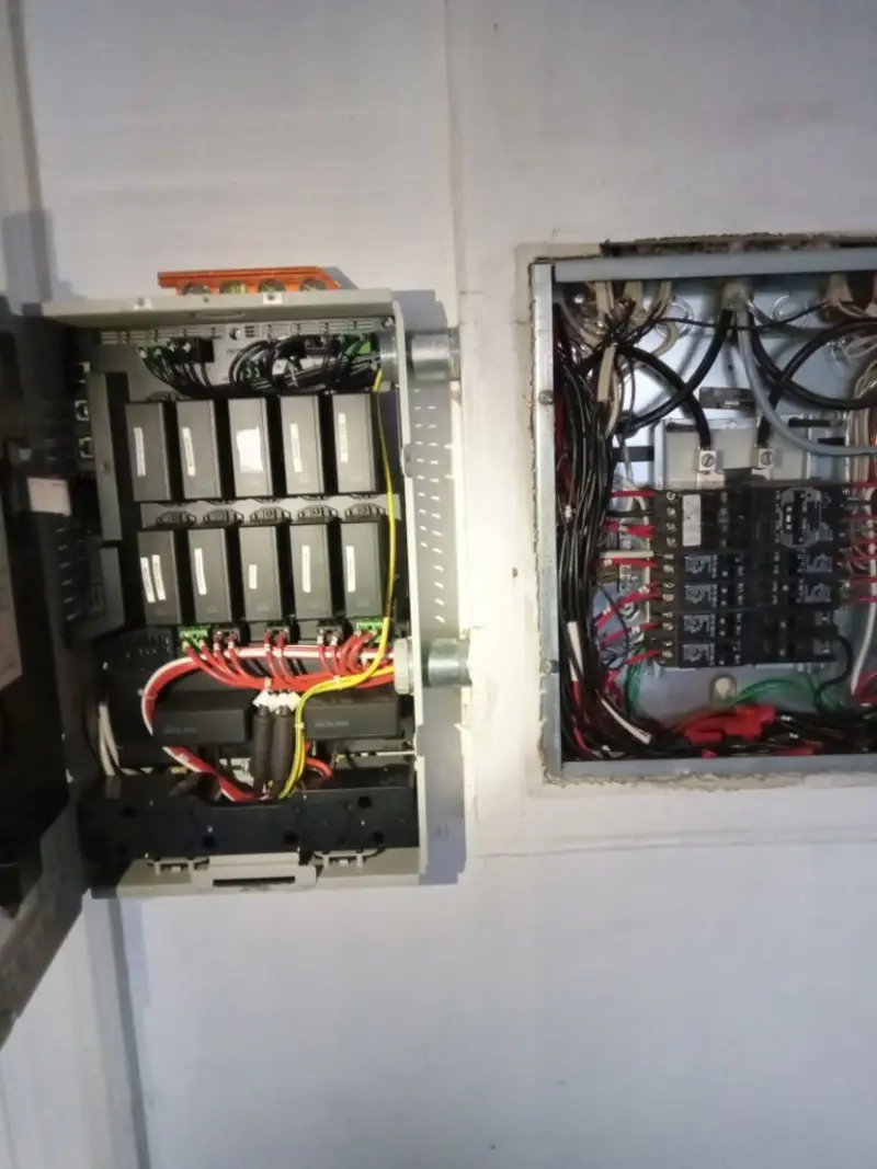 Electrical panel upgrade completed for Security Camera Wiring in Chadron